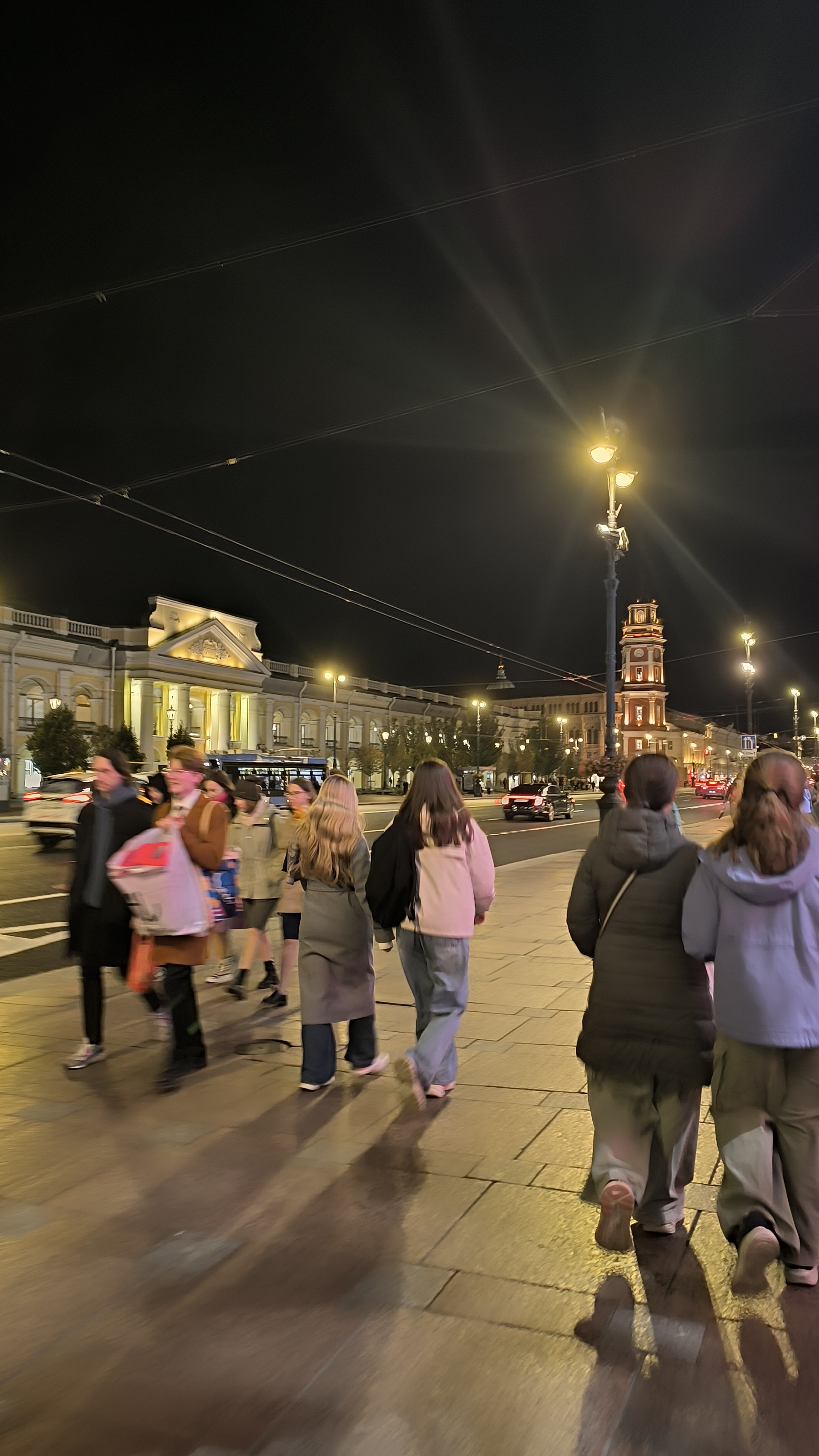 Кусочек ночного Питера (Невский проспект)