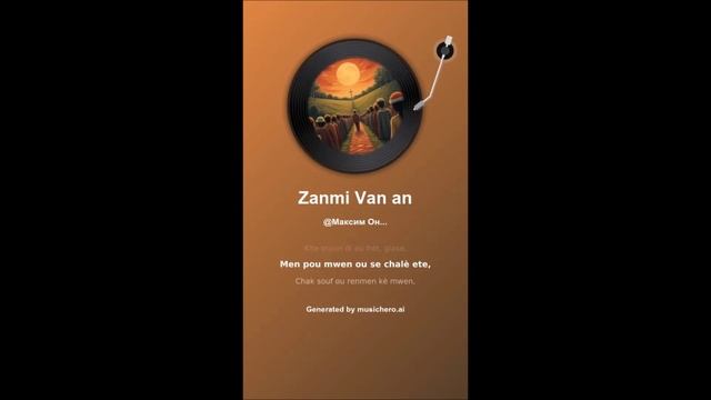 Zanmi Van An (мой стих в стиле религии Вуду)