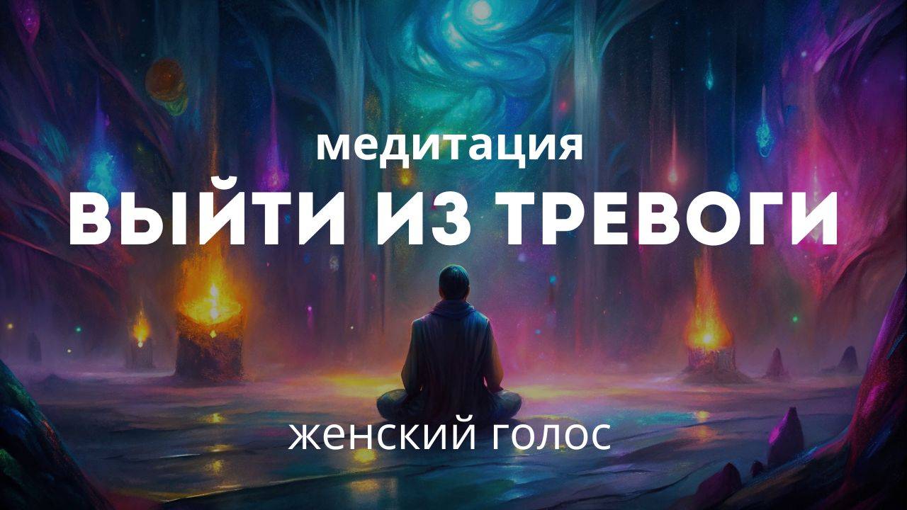 Выход из тревоги через метафору маятника. Аудиомедитация. Женский голос.