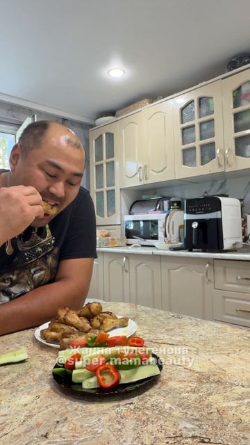 Запеченные куриные ножки 🍗 #мукбанг #еданакамеру