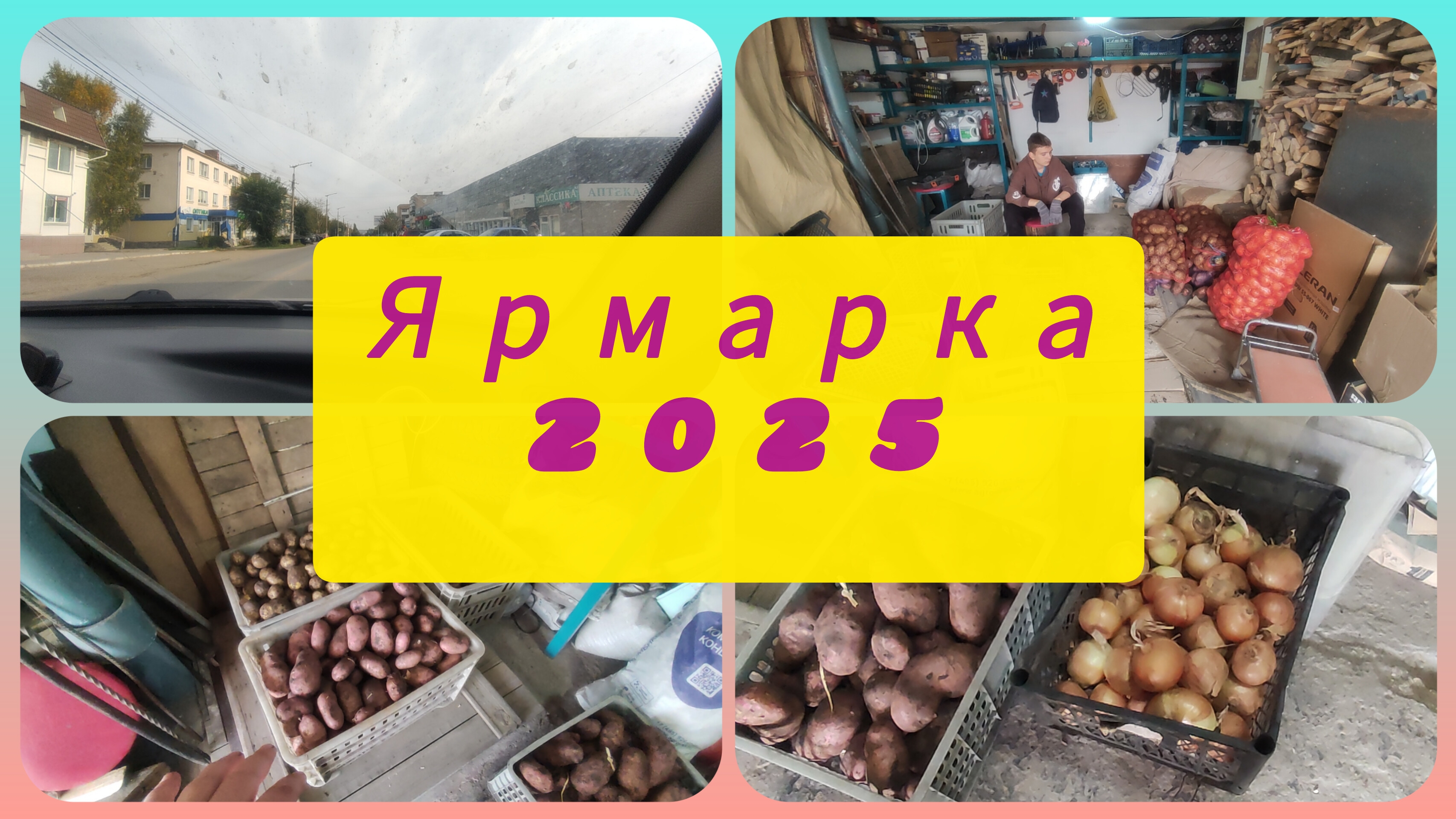 СЪЕЗДИЛИ НА ЯРМАРКУ. ЗАКУПИЛИ НА ЗИМУ ОВОЩЕЙ. ЧТО ПО ЧËМ?!