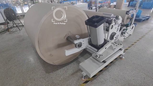 Оборудование для перемотки и резки картона и бумаги SY-QC1200
