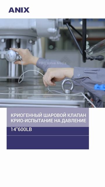 14''600LB КРИОГЕННЫЙ ШАРОВОЙ КЛАПАН КРИО-ИСПЫТАНИЕ НА ДАВЛЕНИЕ-ANIX