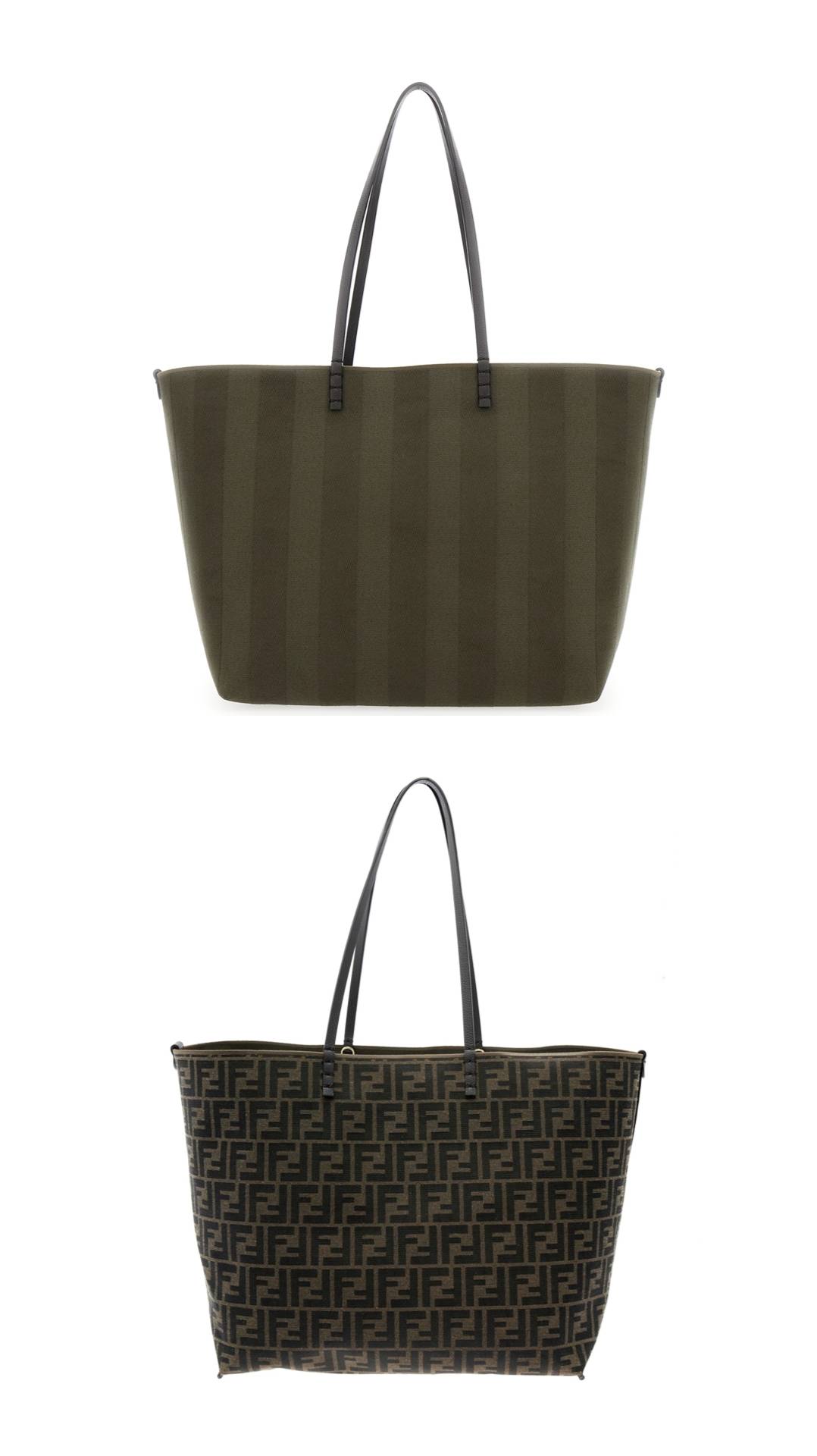 Сумка-шоппер двусторонняя FENDI Roll Large Reversible Fabric Shopper Bag — обзор, распаковка.