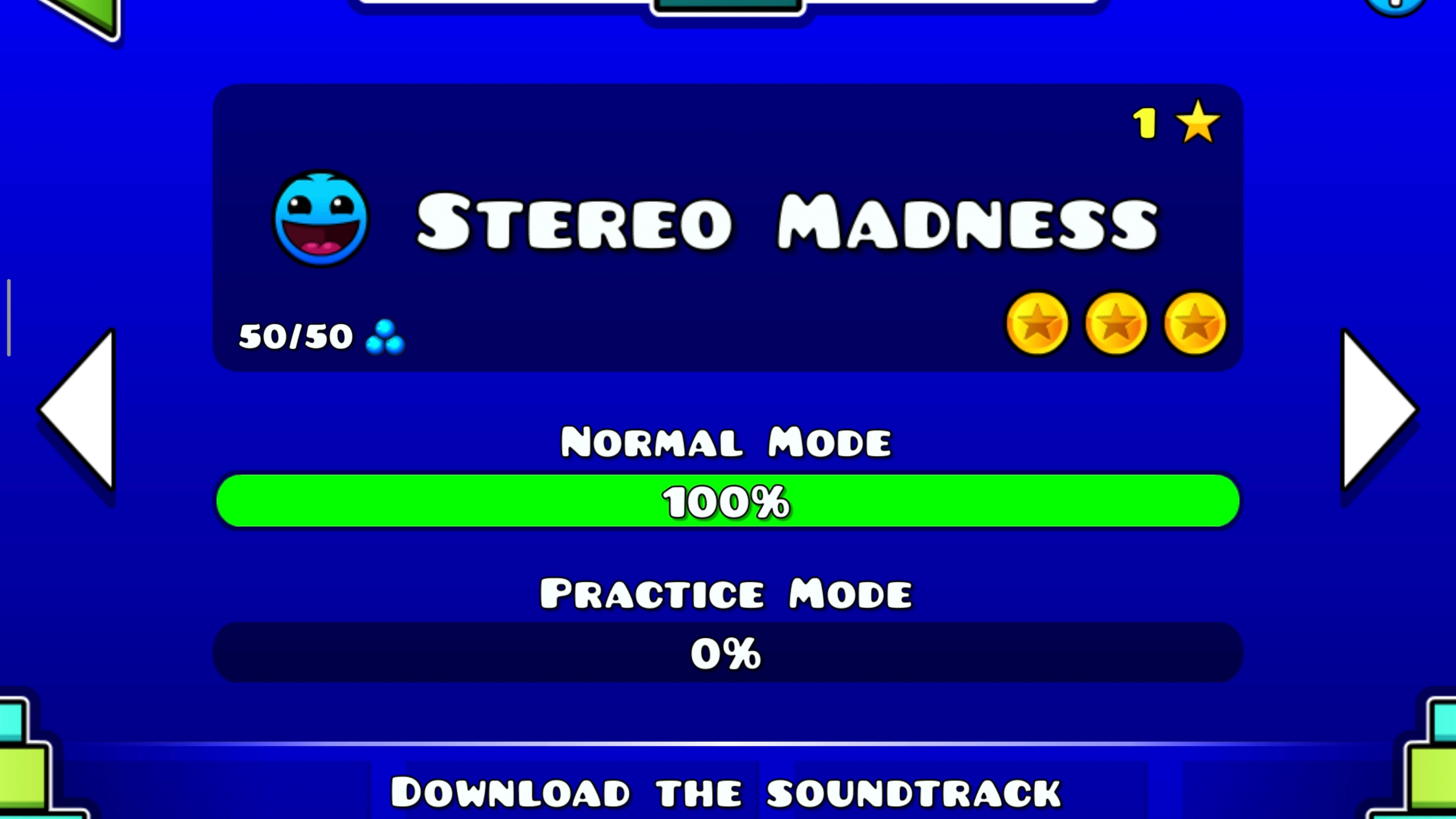 Прохождение Stereo Madness