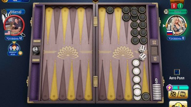 🇷🇺Ника К. Нарды🎲 Онлайн турнир🏆соперник почему то не стал рубить мою фишку и проиграл