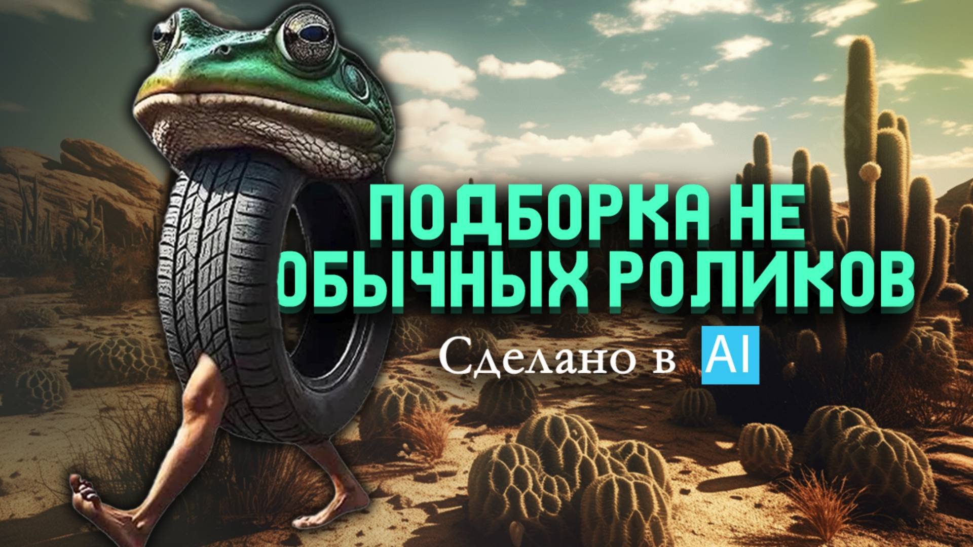 Подборка необычных роликов 🤫 Сделано в AI