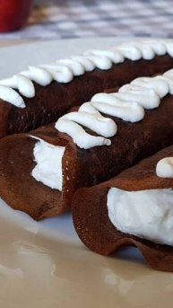 Рецепт Шоколадных Блинов с начинкой | Вкусно Просто Быстро | #shorts #блины #рецепты #еда #кулинария