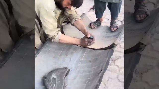 Резиновая втулка из покрышки автомобиля