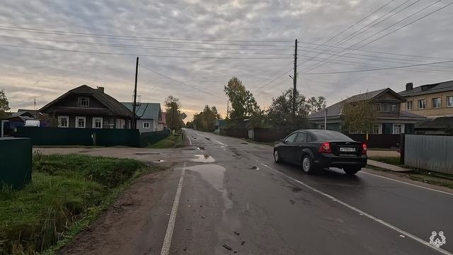 Прогулка по г. Тотьма, раннее утро.