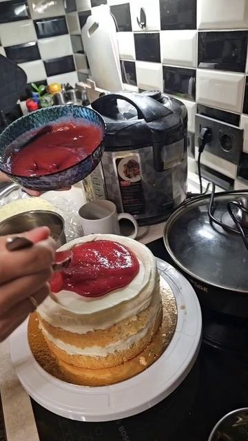 Сделали тортик своими руками