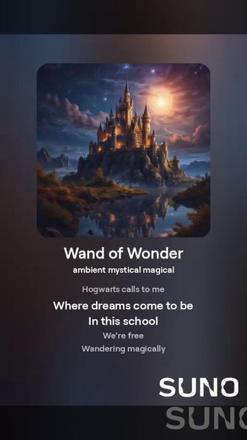 Wand Of Wonder (Fully AI Music) (magical Harry Potter)