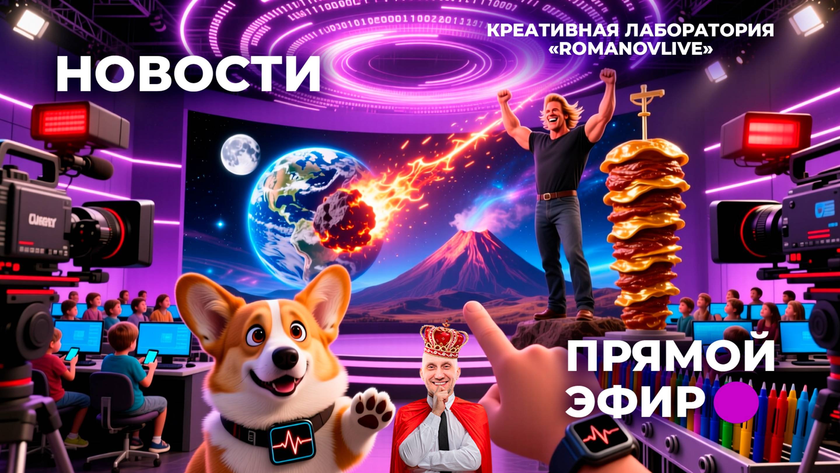 Земле осталось 7 лет. ИИ - часть жизни. Чак Норрис на горе. Приступ сердца корги. Турецкий донер.