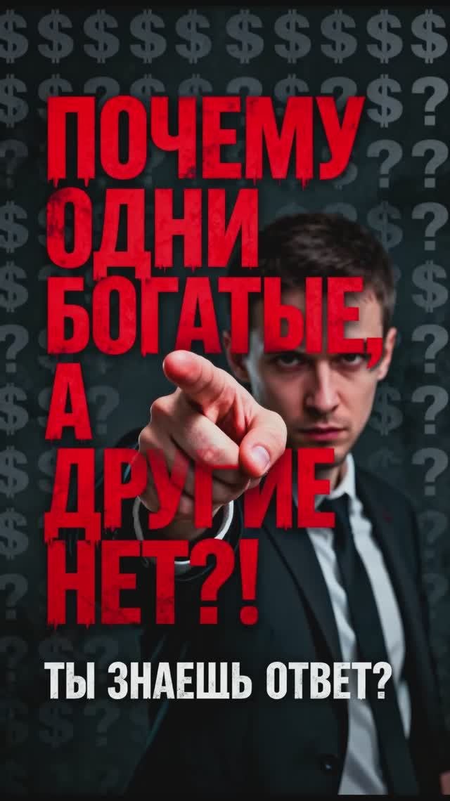 ПОЧЕМУ ТЫ ОСТАЕШЬСЯ БЕДНЫМ?  Мышление которое рушит твои доходы 