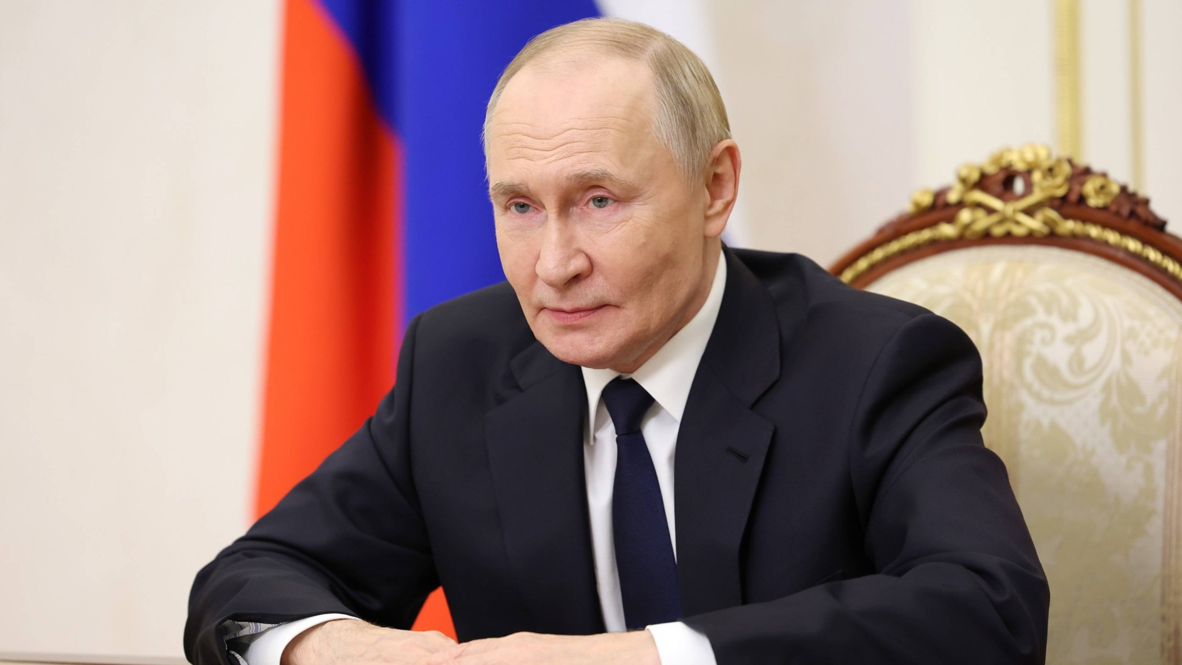 Владимир Путин видеообращение к участникам Международной олимпиады по финансовой безопасности 29.09