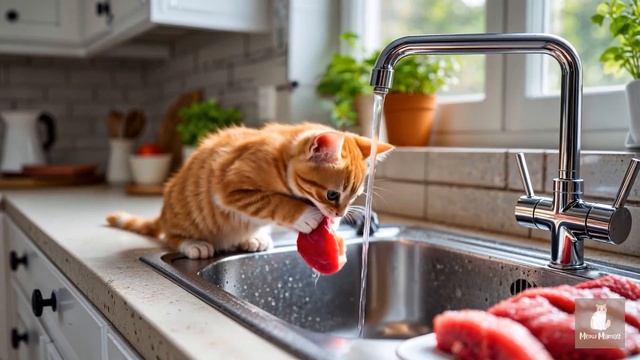 Cat stories. AI-generated video