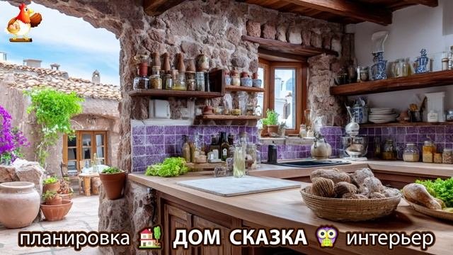 Сказочный дом мечты  3D идея для вдохновения с планировкой и интерьером  вариант 400