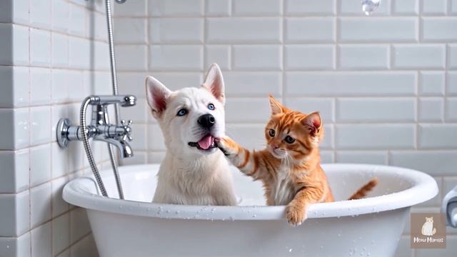 Cat stories. AI-generated video