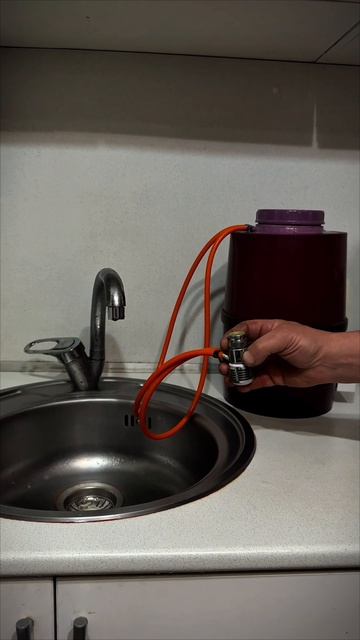 кухонный водонагреватель с установкой на кран!
