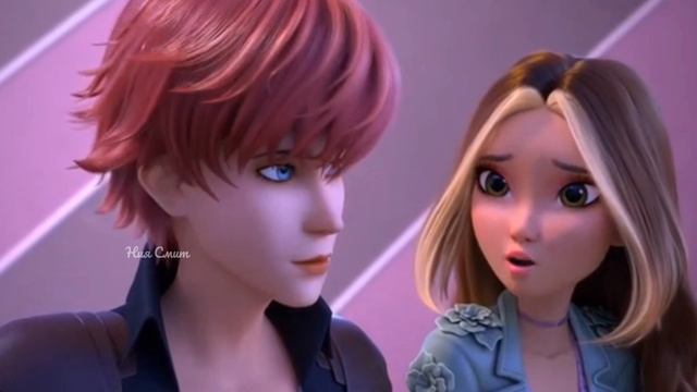 Клип/Винкс магия возращается/Дэмиен и Флора/ Замитался пожар голубой