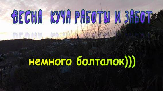 № 935 Весна куча работы и забот // немного болталок)))