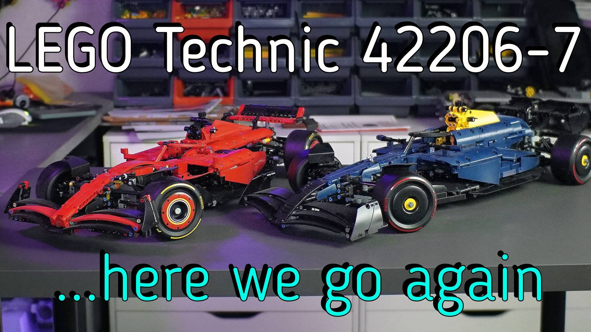 LEGO Technic - 42206 Ferrari SF-24, 42207 Red Bull обзор