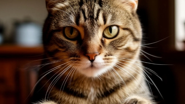 кот спешит