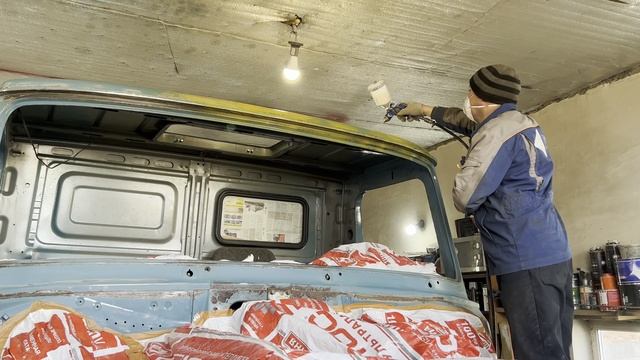 Покраска кабины ЗИЛ 4331