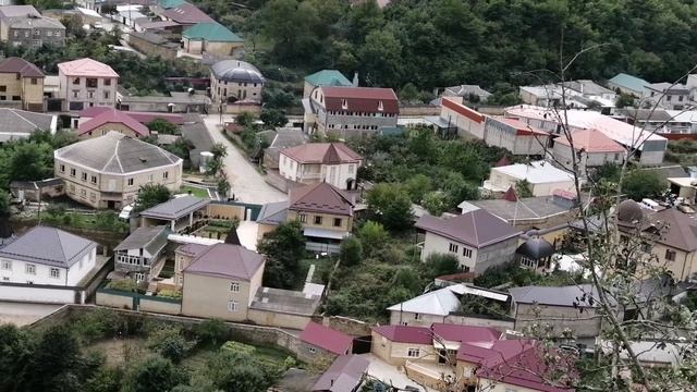 Крепость семь братьев и одной сестры в с Хучни, красивый вид с высоты крепости, горы Дагестана #вр