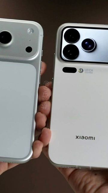 iphone 17 pro и xiaomi 17 pro