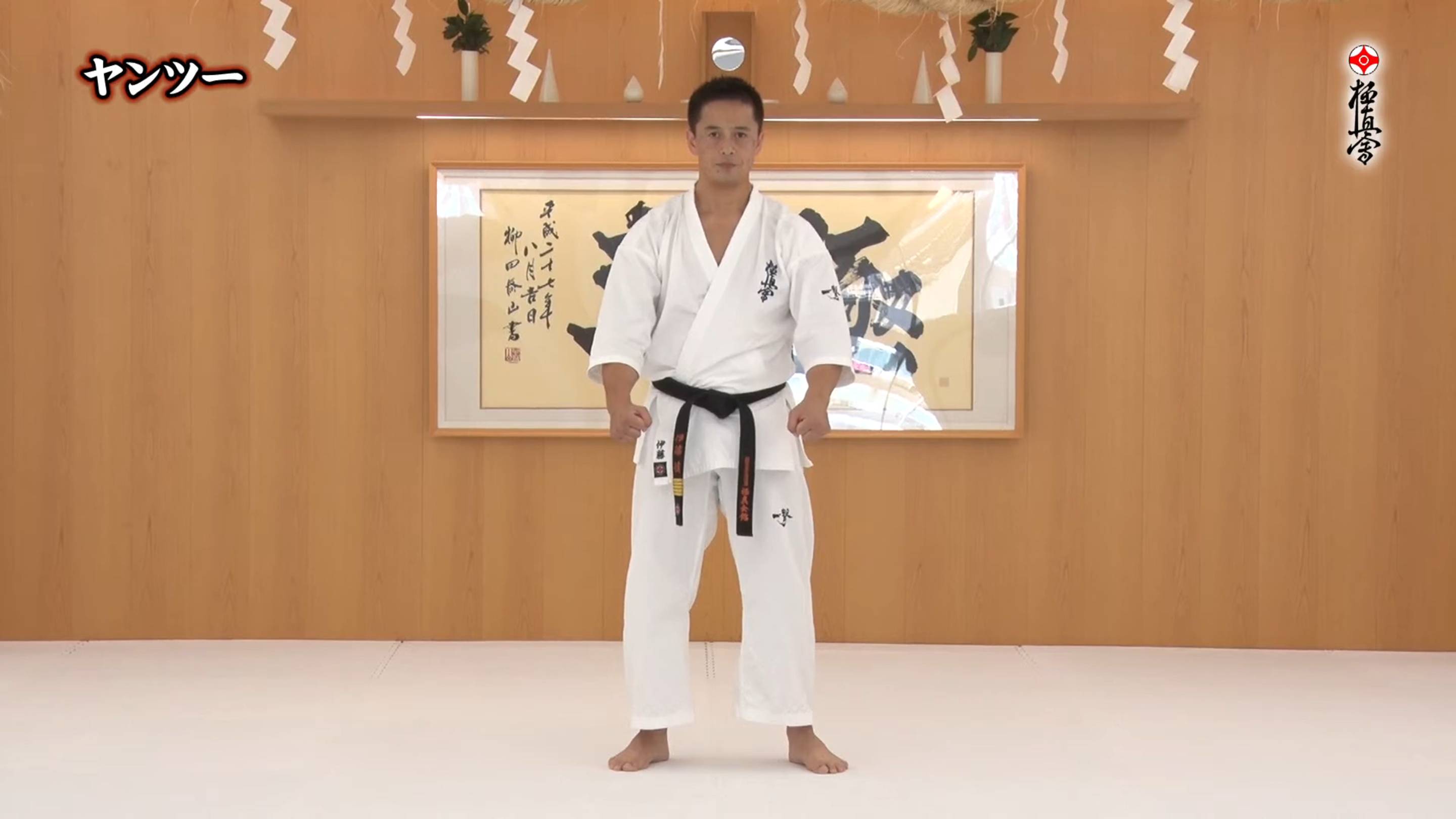 Янцу - Ката Карате Кёкусинкай Kata Yantsu - 安三v.3