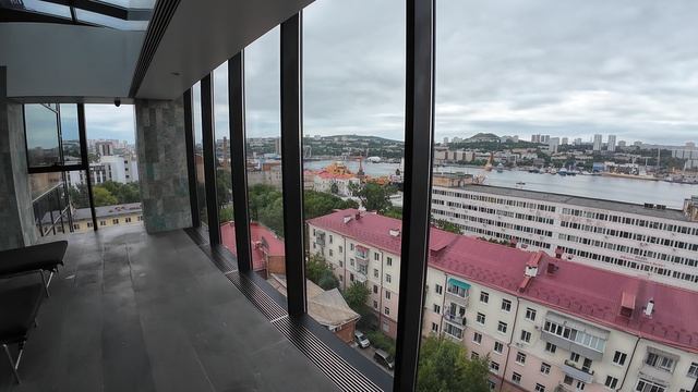 Акватория вид из окна Владивосток август 2025.