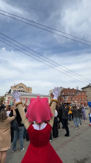 Открытие мозаичного панно Михутка