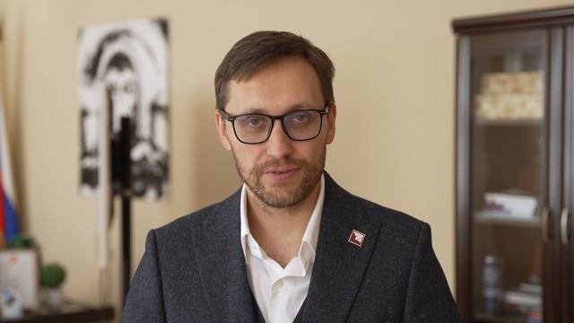 Поздравление от ректора ТОГУ Юрия Марфина с днем ветерана ТОГУ