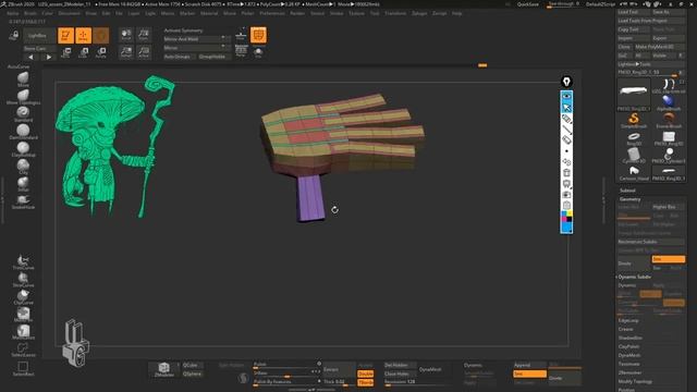 4 ZModeler controlled organic shapes