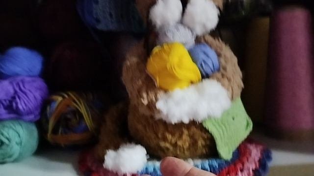 Вязание крючком игрушки!!!Вечерком за два дняя захотела  кот Степа!!! из остатков  пряжи!!