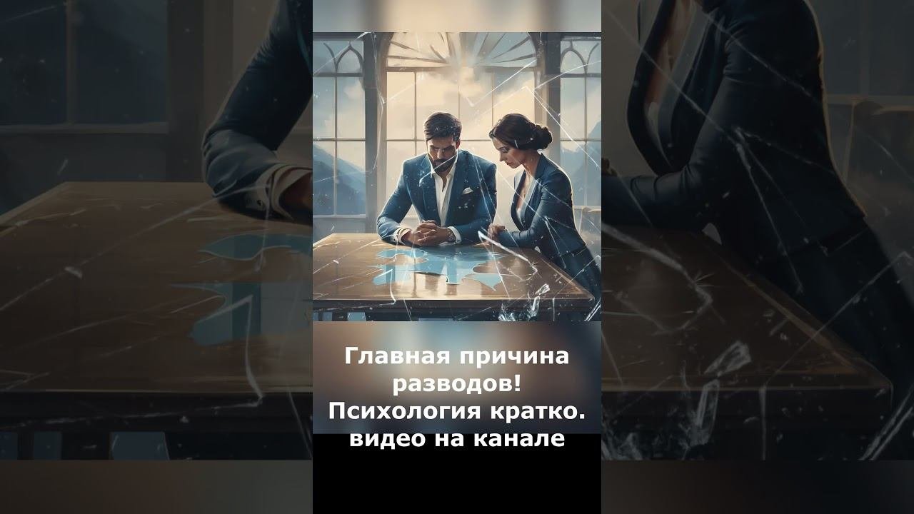 Главная причина разводов! Психология кратко shorts