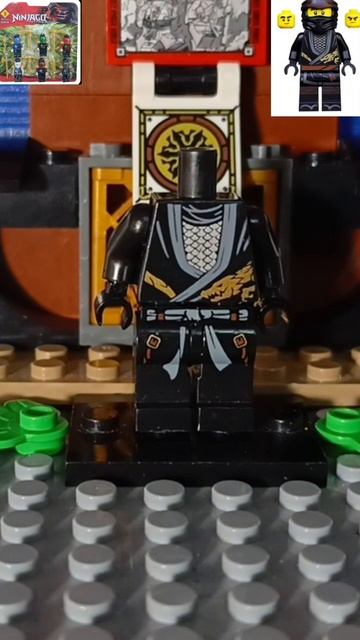 Как сделать коула драконье кружитцу #Лего #lego #ниндзяго #ninjago  #кастом #castom