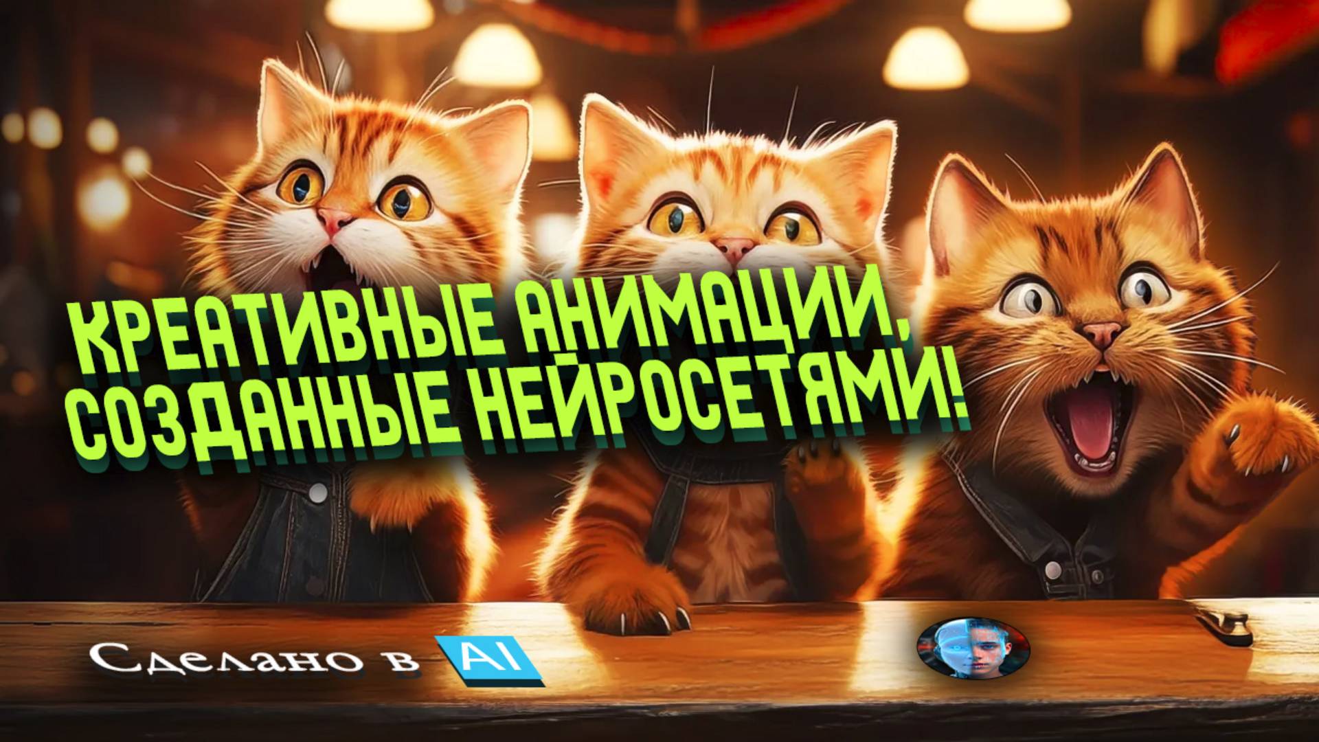 Креативные анимации, созданные нейросетями! 🙀 Сделано в AI
