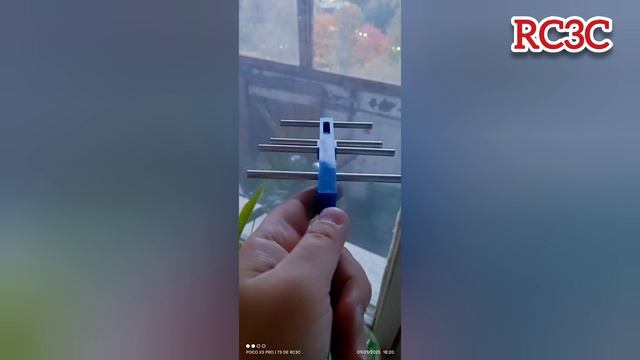 Эксперимент с 4 эле яги антенной на прием сигналов на частотах 1296 МГц