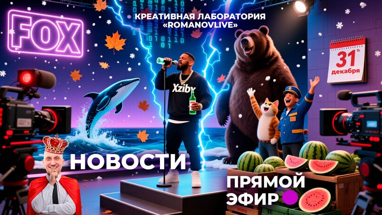 Новости, музыка, импровизация, гость в студии Наташа Андреева. креативная лаборатория RomanovLive.