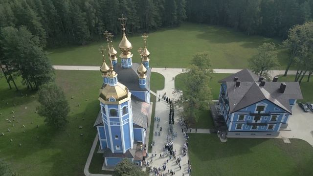 Освещение и восстановление храма Смоленкой Божией Матери Веретьево