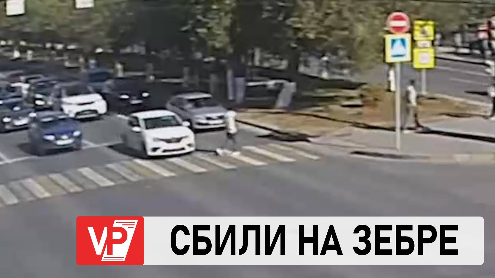 В ВОЛГОГРАДЕ ЛАДА ГРАНТА СБИЛА НА ЗЕБРЕ ЖЕНЩИНУ