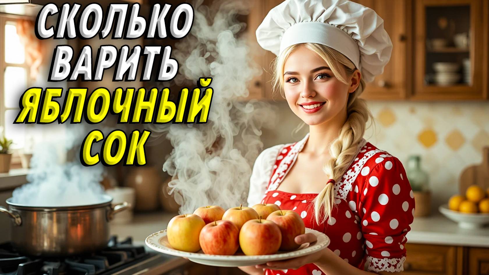 Сколько варить яблочный сок