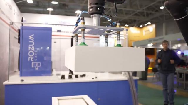 Паллетилизация коллаборативным роботом RC