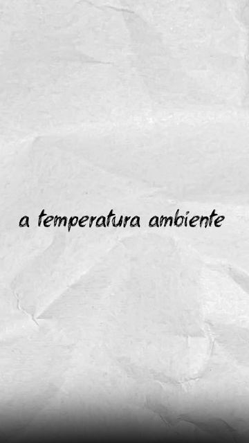 Лайфхаки в итальянском: A Temperatura Ambiente