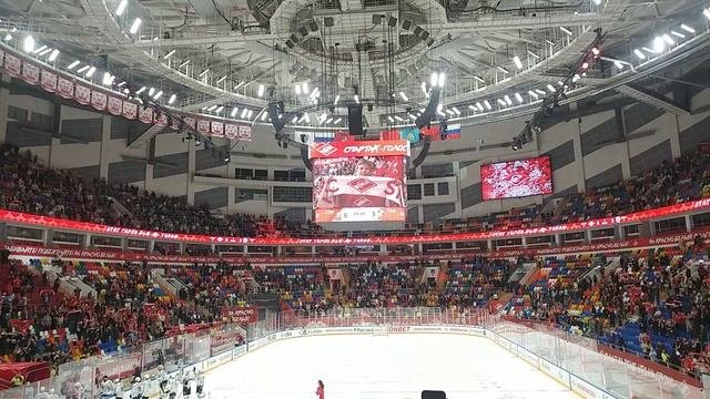 За красно-белых! Забивайте! Побеждайте! ХК Спартак Москва - ХК Трактор Челябинск 30.09.2025
