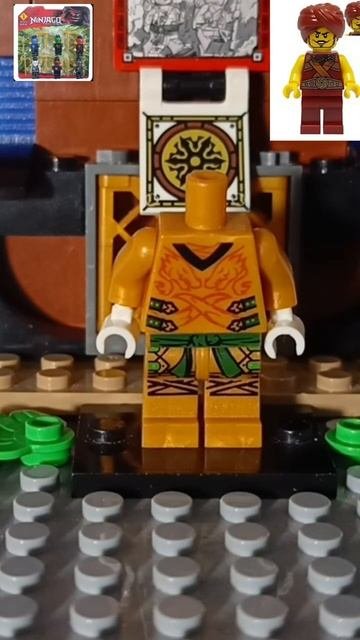 Как сделать мастера ву драконье кружитцу #Лего #lego #ниндзяго #ninjago  #кастом #castom