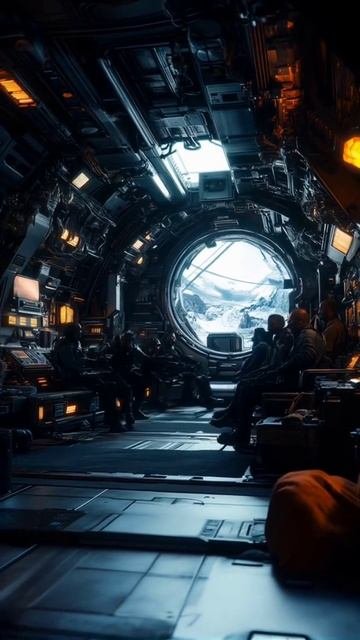 Boarding The Massive Sci-fi Warship