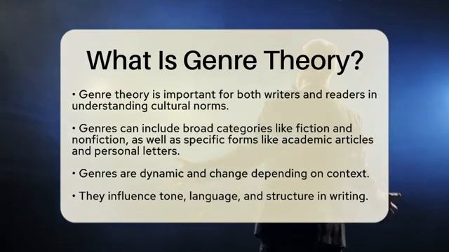 What Is Genre Theory?